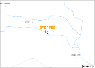 map of Ayadega