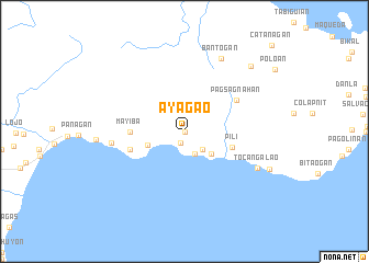 map of Ayagao