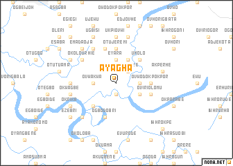 map of Ayagha