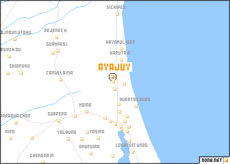 map of Ayajuy