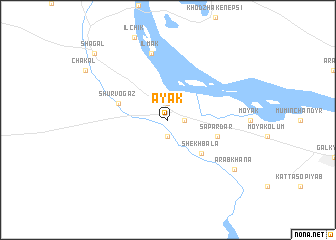 map of Ayak