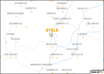 map of Ayala