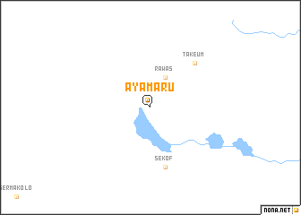 map of Ayamaru