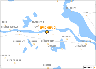 map of Ayamaya