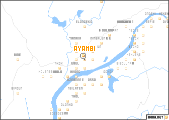 map of Ayambi