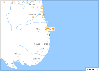 map of Ayam