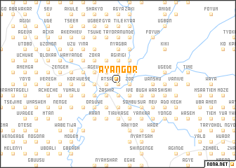 map of Ayangor