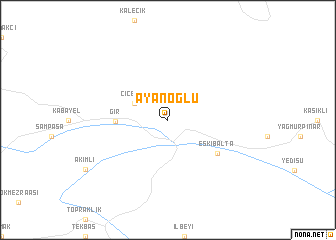 map of Ayanoğlu
