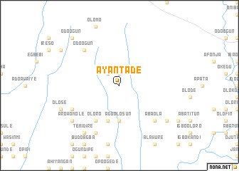 map of Ayantade