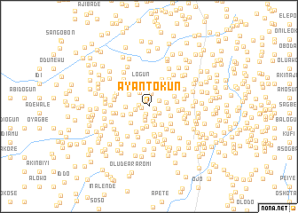 map of Ayantokun