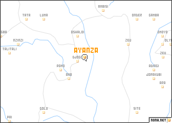 map of Ayanza