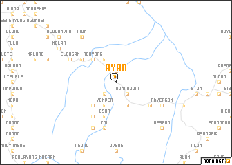 map of Ayan