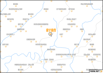 map of Ayan