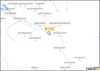 map of Ayan