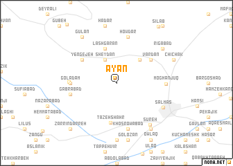 map of ‘Ayān