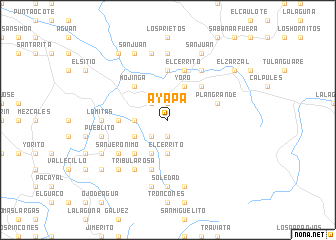 map of Ayapa