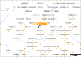 map of Ayarade