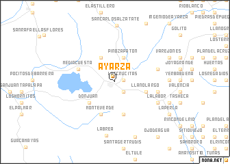 map of Ayarza