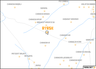 map of Āyask
