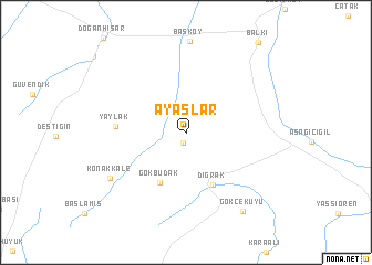 map of Ayaslar