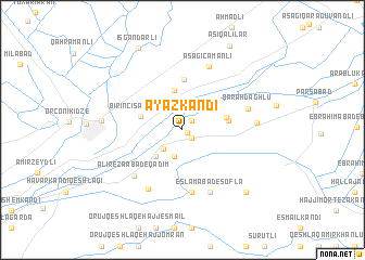 map of Ayāz Kandī