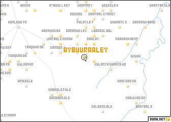 map of Ay Buuraaley