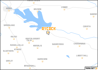 map of Aycock