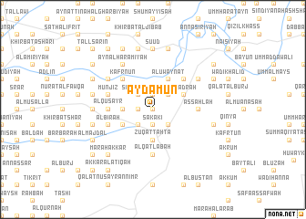 map of ‘Aydamūn