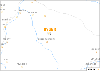 map of Ayder