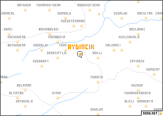 map of Aydıncık