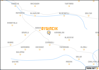 map of Aydıncık