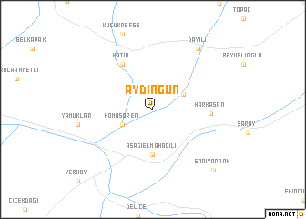 map of Aydıngün