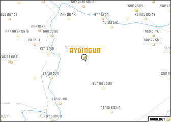 map of Aydıngün