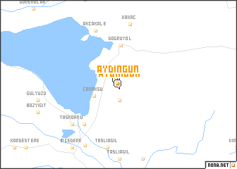 map of Aydıngün