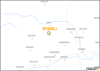 map of Aydınlı