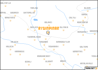 map of Aydınpınar
