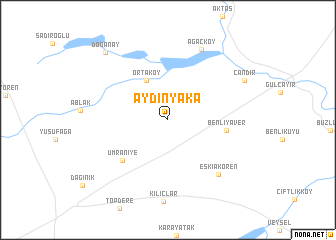 map of Aydınyaka
