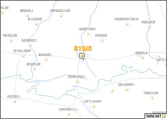 map of Aydın