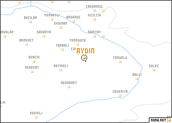 map of Aydın