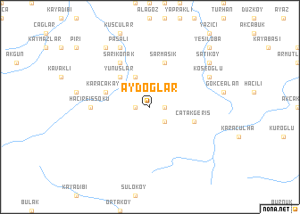 map of Aydoğlar