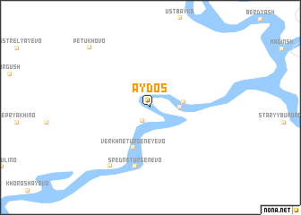 map of Aydos