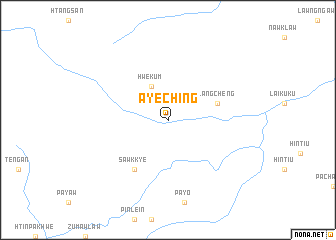 map of Ayeching