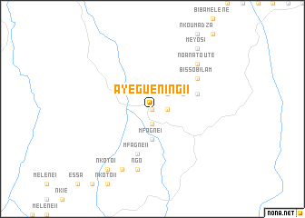 map of Ayeguening II