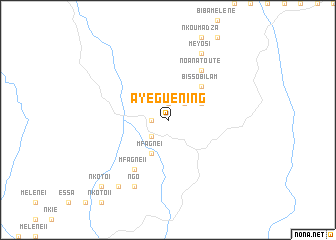 map of Ayeguening