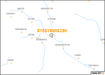 map of Ayegyaungzok