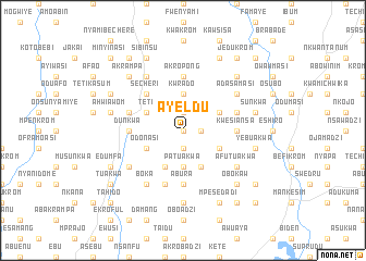 map of Ayeldu