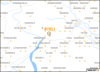 map of Ayéli