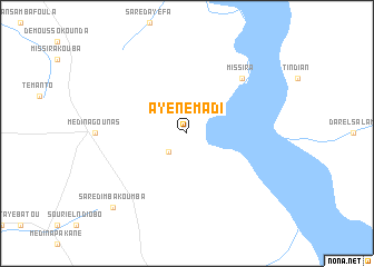 map of Ayénémadi
