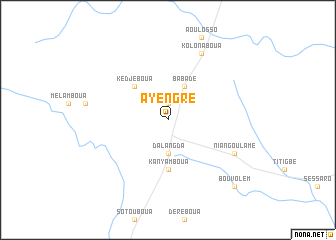 map of Ayengré