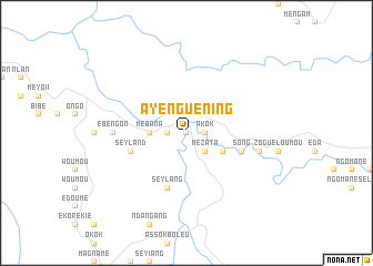 map of Ayenguening